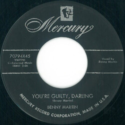 Benny Martin You're Guilty, Darling USED VINYL 7INCH 45 RPM SINGLE
