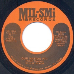 Willie Dixon Our Nation USED VINYL 7INCH 45 RPM SINGLE