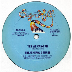 Treacherous Three Yes We Can-Can USED VINYL 12INCH 33 S RPM
