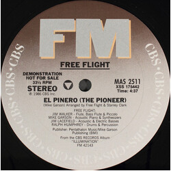 Free Flight El Pinero (The Pioneer) USED VINYL 12INCH 33 S RPM PROMO