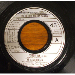 The Lambrettas Poison Ivy USED VINYL 7INCH SINGLE 45 RPM