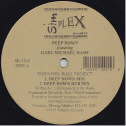 Robinson Wall Project / Gary Michael Wade Deep Down VINYL 12" USED