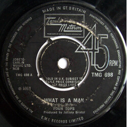 Four Tops What Is A Man USED VINYL 7INCH 45 RPM SINGLE