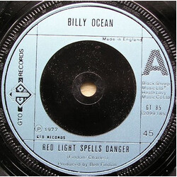 Billy Ocean Red Light Spells Danger VINYL 7" USED