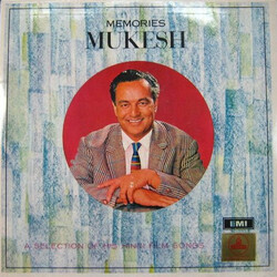Mukesh Memories Mukesh (A Selection Of His Hindi Film Songs) Vinyl LP USED
