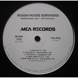 Rough House Survivers You Got It / Bad Luck VINYL 12" USED