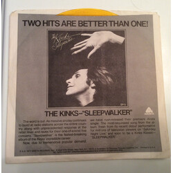 The Kinks / The Hollywood Stars Sleepwalker / All The Kids On The Street USED VINYL 7INCH 45 RPM PROMO