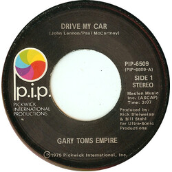 Gary Toms Empire Drive My Car / The New Empire VINYL 7" USED