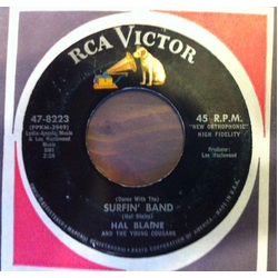 Hal Blaine & The Young Cougars (Dance With The) Surfin' Band Vinyl 7" USED