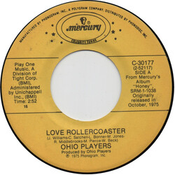 Ohio Players Love Rollercoaster USED VINYL 7INCH 45 RPM SINGLE