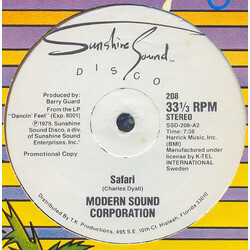 Modern Sound Corporation Safari VINYL 12" USED