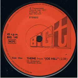Stefan Grossman Theme From "Joe Hill" USED VINYL 7INCH 45 RPM SINGLE STEREO