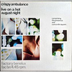 Crispy Ambulance Live On A Hot August Night (Comprising The Presence and Concord Square) USED VINYL 12INCH 45 RPM
