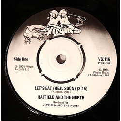 Hatfield And The North Let's Eat (Real Soon) USED VINYL 7INCH 45 RPM