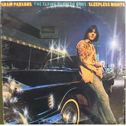 Gram Parsons / The Flying Burrito Bros Sleepless Nights Vinyl LP USED
