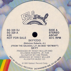 Skyy Skyyzoo USED VINYL 12INCH 33 S RPM PROMO STEREO