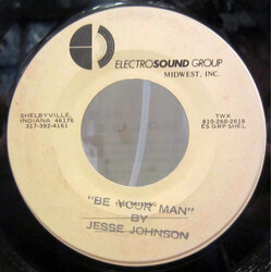 Jesse Johnson Be Your Man USED VINYL 7INCH SINGLE TEST PRESSING