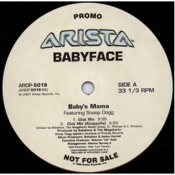 Babyface Baby's Mama Vinyl 12" USED
