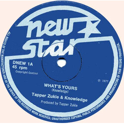 Tapper Zukie / Knowledge (8) What's Yours USED VINYL 12INCH LIMITED EDITION