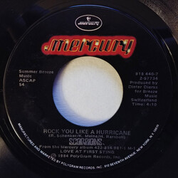 Scorpions Rock You Like A Hurricane USED VINYL 7INCH 45 RPM SINGLE STYRENE