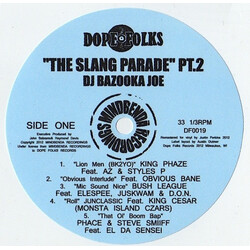 DJ Bazooka Joe The Slang Parade Pt. 2 Vinyl LP USED