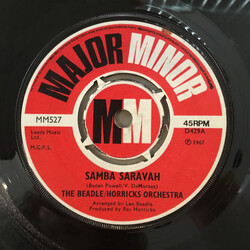 The Beadle/Horricks Orchestra Samba Saravah USED VINYL 7INCH 45 RPM