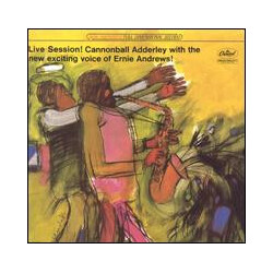 Cannonball Adderley Live Session!  Cannonball Adderley With The New Exciting Voice Of Ernie Andrews! Vinyl LP USED