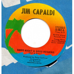 Jim Capaldi Good Night & Good Morning USED VINYL 7INCH 45 RPM SINGLE