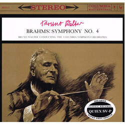 Johannes Brahms / Bruno Walter / Columbia Symphony Orchestra Symphony No. 4 Vinyl LP USED