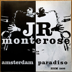 J.R. Monterose Is Alive In Amsterdam Paradiso Vinyl LP USED