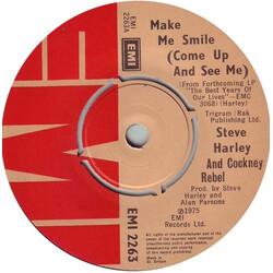 Steve Harley & Cockney Rebel Make Me Smile (Come Up And See Me) VINYL 7" USED