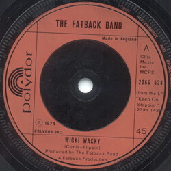 The Fatback Band Wicki Wacky VINYL 7" USED