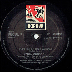 Lydia Murdock Superstar USED VINYL 12INCH 45 RPM SINGLE