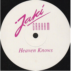 Jaki Graham Heaven Knows USED VINYL 12INCH 45 RPM SINGLE SIDED