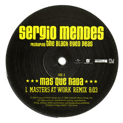 Sérgio Mendes / Black Eyed Peas Mas Que Nada USED VINYL 12INCH 33 S RPM SINGLE