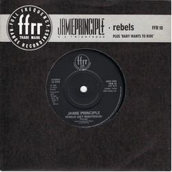 Jamie Principle Rebels (Get Righteous) USED VINYL 7INCH SINGLE 45 RPM