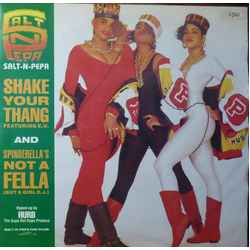 Salt 'N' Pepa Shake Your Thang (It's Your Thing) / Spinderella's Not A Fella (But A Girl DJ) Vinyl 7" USED