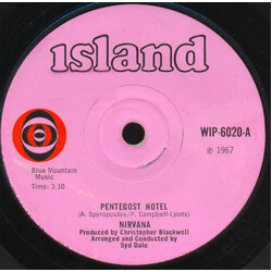 Nirvana UK Pentecost Hotel USED VINYL 7INCH 45 RPM SINGLE