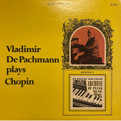 Vladimir De Pachmann / Frédéric Chopin Vladimir De Pachmann Plays Chopin Vinyl LP USED