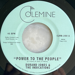 Durand Jones & The Indications Power To The People USED VINYL 7INCH 45 RPM SINGLE