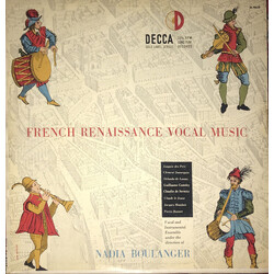 Nadia Boulanger Vocal And Instrumental Ensemble French Renaissance Vocal Music Vinyl LP USED