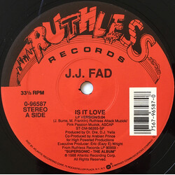 J.J. Fad Is It Love / Ya Goin' Down / My Dope Intro USED VINYL 12INCH 33 S RPM