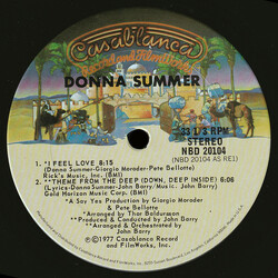 Donna Summer I Feel Love / Theme From The Deep (Down, Deep Inside) USED VINYL 12INCH 33 S RPM SINGLE SIDED