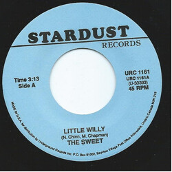 The Sweet / The Choir Little Willy / It's Cold Outside USED VINYL 7INCH 45 RPM STEREO