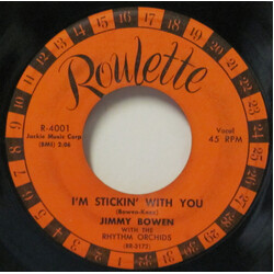 Jimmy Bowen / The Rhythm Orchids I'm Stickin' With You USED VINYL 7INCH 45 RPM
