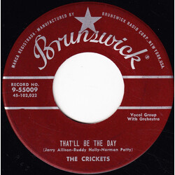 The Crickets (2) That'll Be The Day / I'm Lookin' For Someone To Love USED VINYL 7INCH 45 RPM SINGLE