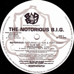 Notorious B.I.G. Notorious VINYL 12" USED
