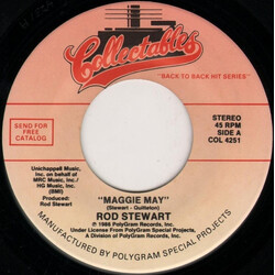 Rod Stewart / The Gentrys Maggie May / Keep On Dancing USED VINYL 7INCH 45 RPM REISSUE