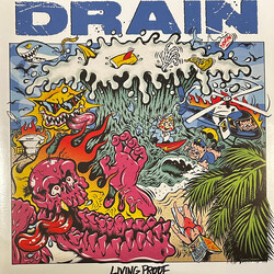 Drain (17) Living Proof USED VINYL 12INCH 45 RPM ALBUM LIMITED EDITION