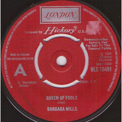 Barbara Mills Queen Of Fools VINYL 7" USED